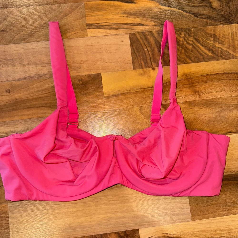 Cacique Pink Full Coverage Underwire Bra Adjustable Straps Women's 40D dainty